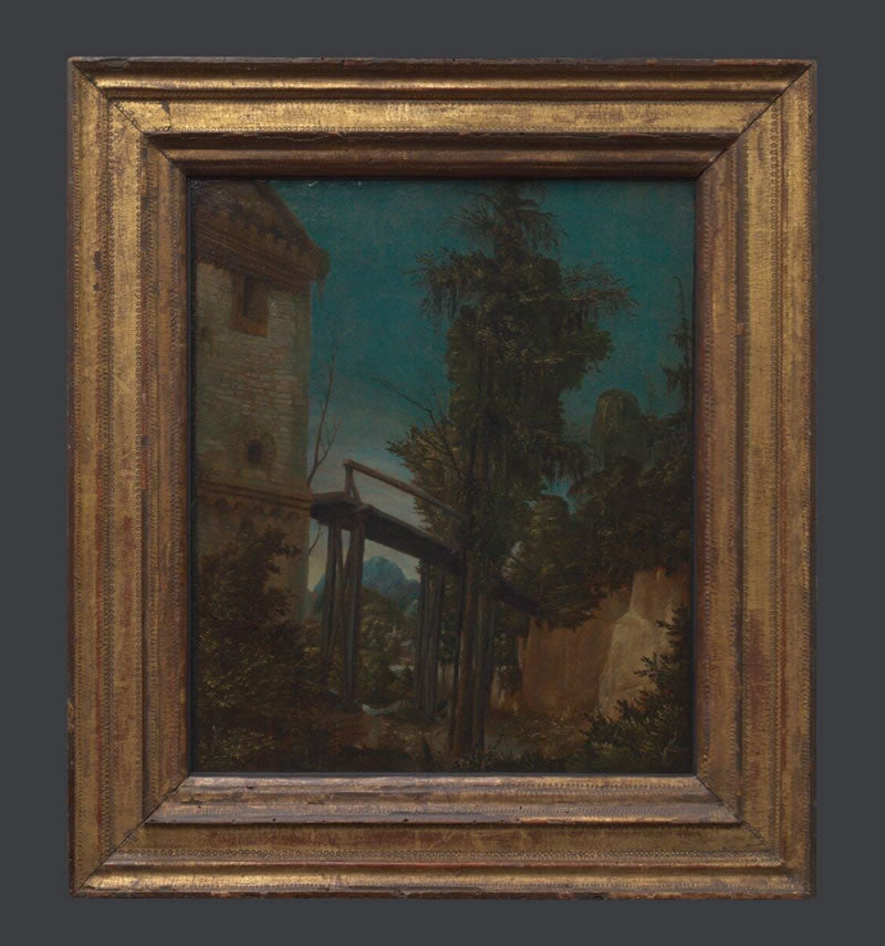 Landscape with a Footbridge