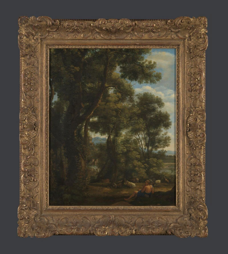 Landscape with a Goatherd and Goats