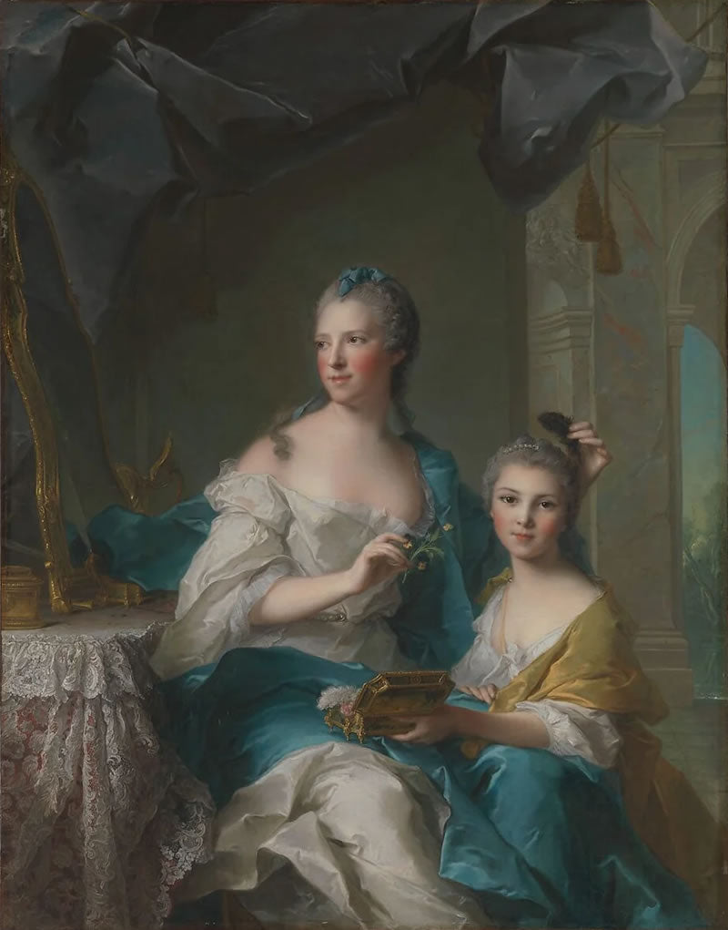 Madame Marsollier and Her Daughter