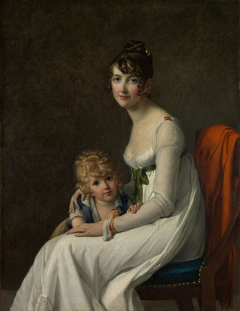 Madame Philippe Panon Desbassayns de Richemont (Jeanne Eglé Mourgue, 1778–1855) and Her Son, Eugène (1800–1859)