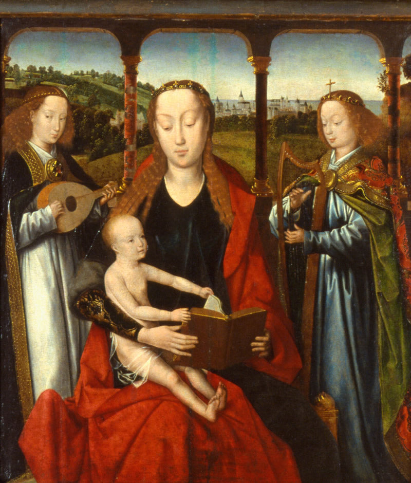 Madonna and Child with Musical Angels