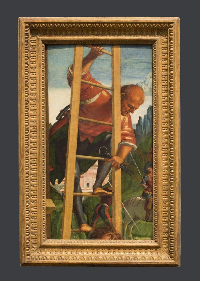Man on a Ladder