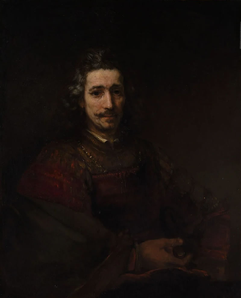 Man with a Magnifying Glass