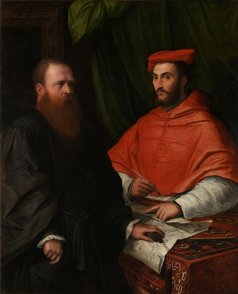Marco Bracci with Cardinal Ippolito de' Medici