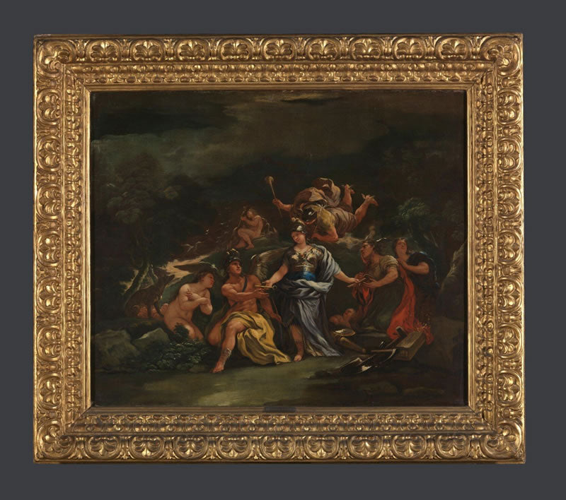 Minerva as Protectress of the Arts and Sciences