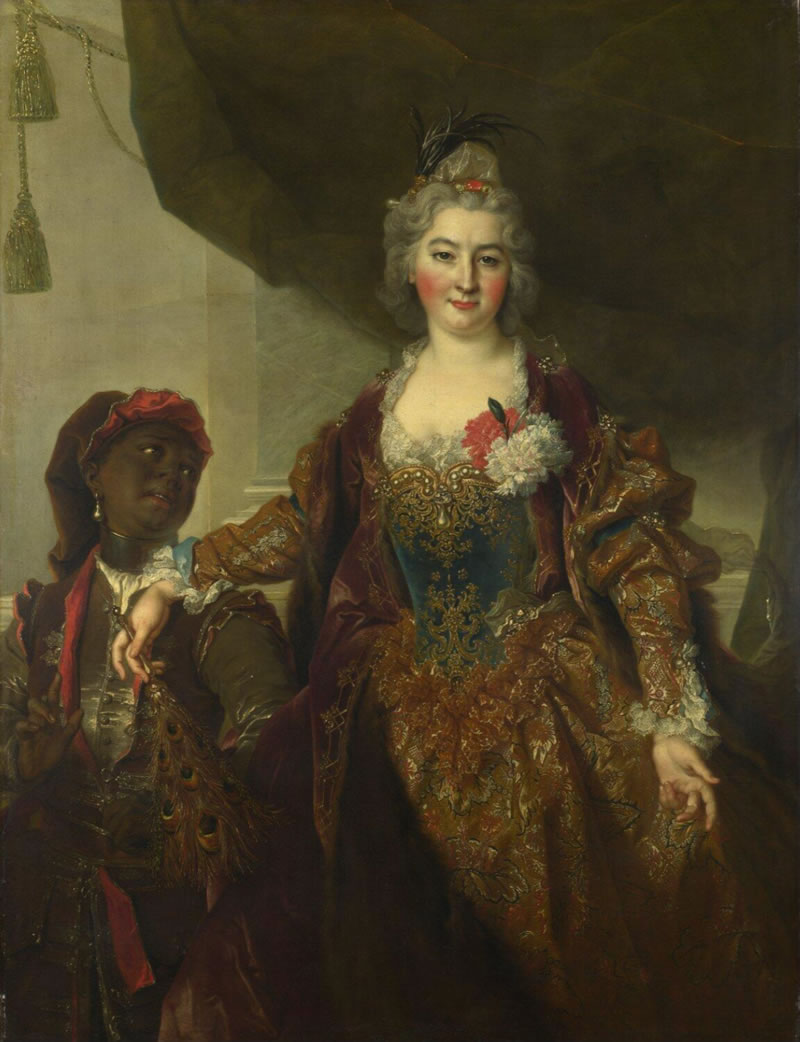 Mme de Souscarrière and her Page