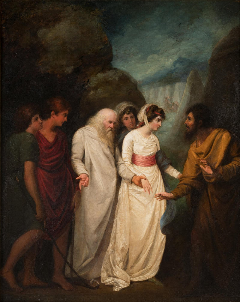 Moses Meeting His Wife and Sons