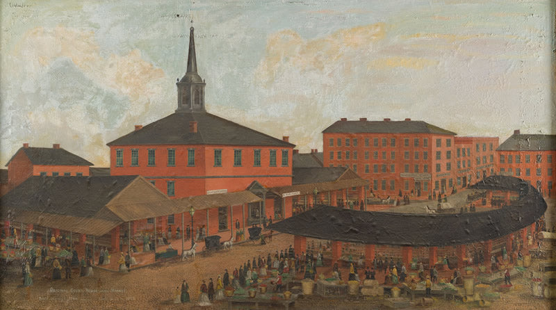 Original Court House and Market First Occupied in 1794 Taken Down in 1862