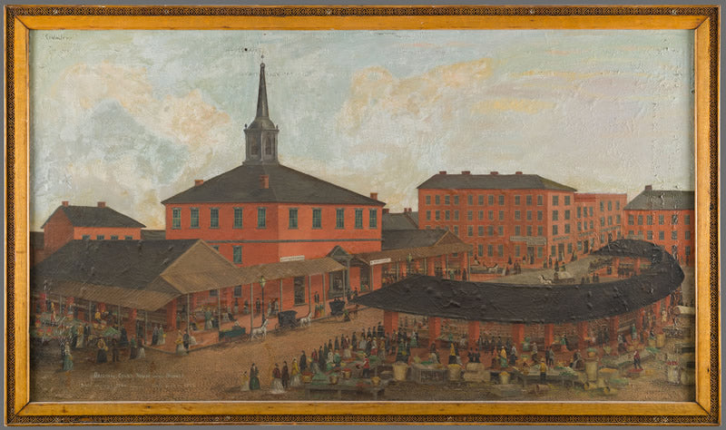 Original Court House and Market First Occupied in 1794 Taken Down in 1862