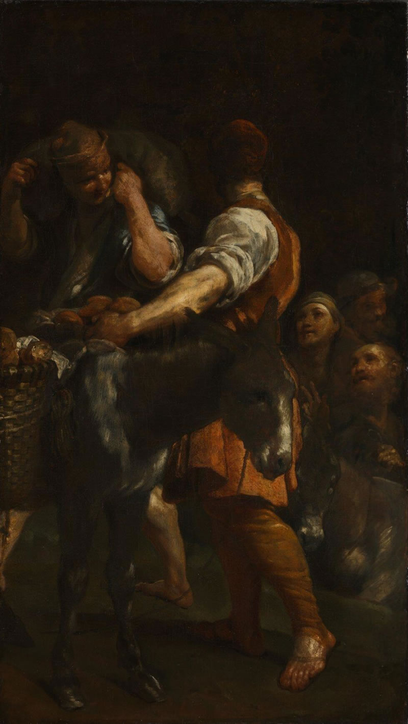 Peasants with Donkeys