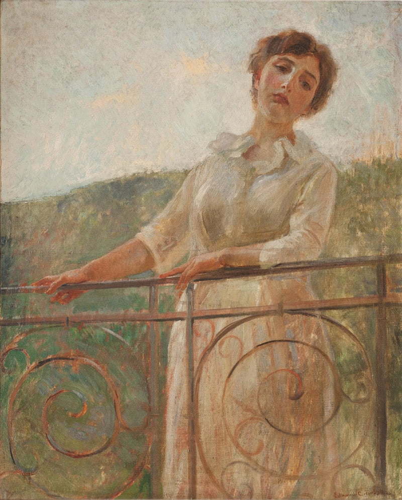 Portrait of Mary Tarbell (Lady at Iron Railing)