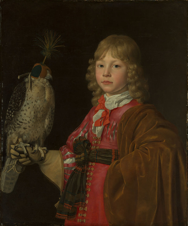 Portrait of a Boy with a Falcon