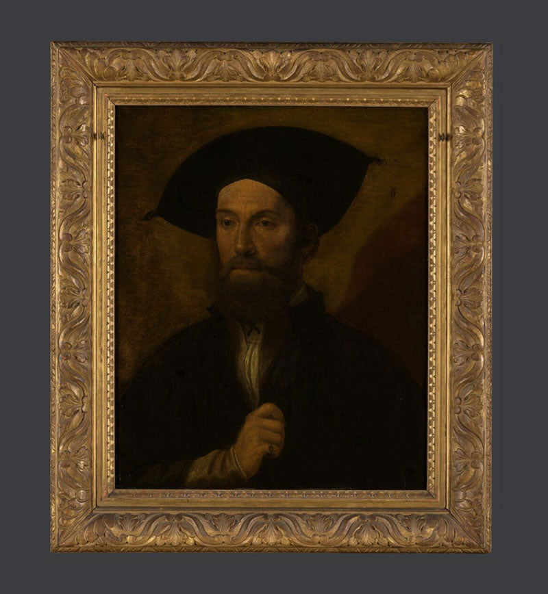 Portrait of a Man in a Large Black Hat