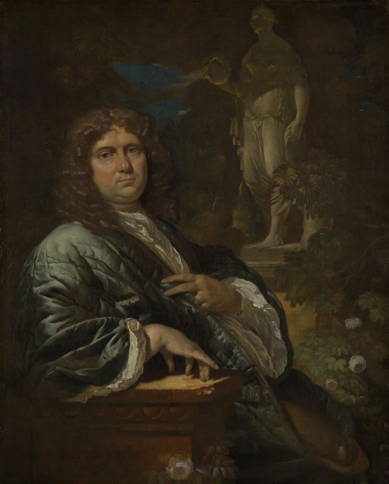 Portrait of a Man in a Quilted Gown