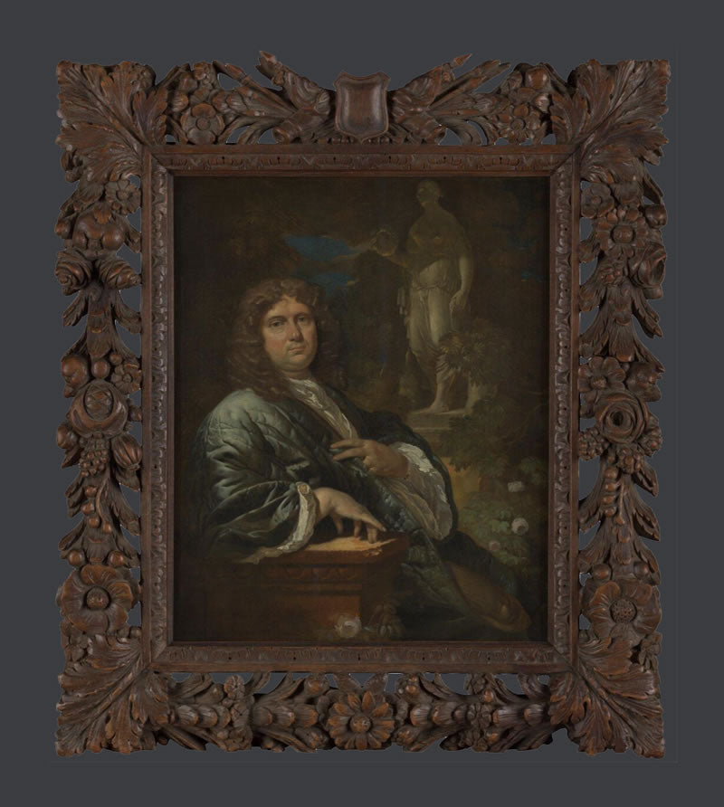 Portrait of a Man in a Quilted Gown