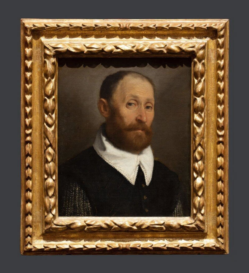 Portrait of a Man with Raised Eyebrows