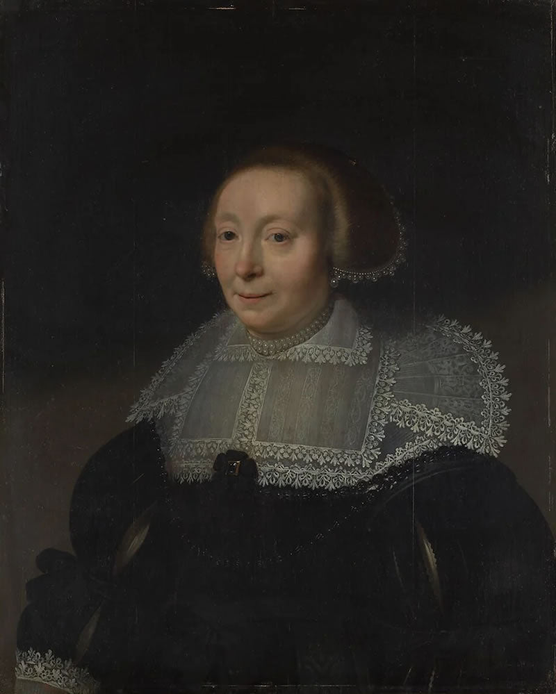 Portrait of a Woman with a Lace Collar