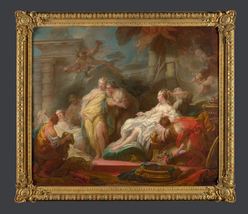 Psyche showing her Sisters her Gifts from Cupid