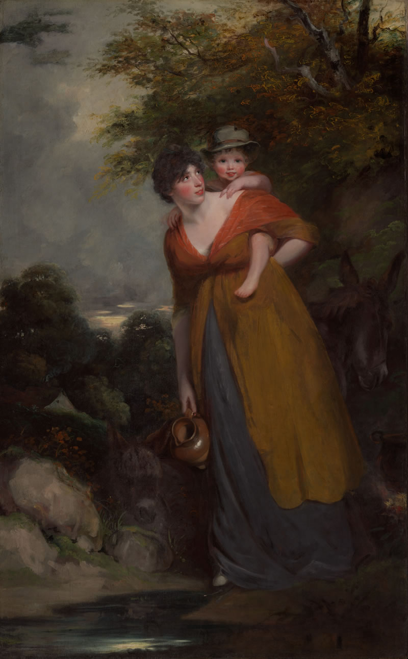 Mrs. Richard Brinsley Sheridan (Hester Jane Ogle, 1775/76–1817) and Her Son (Charles Brinsley Sheridan, 1796–1843)