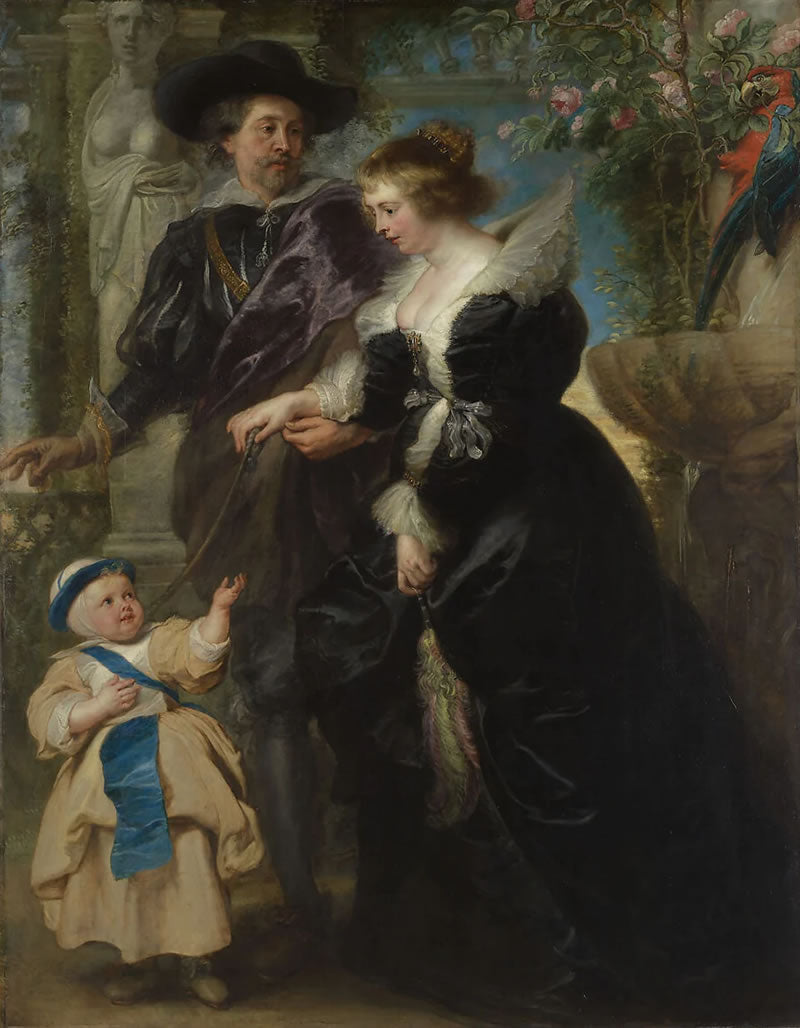 Rubens, Helena Fourment (1614–1673), and Their Son Frans (1633–1678)