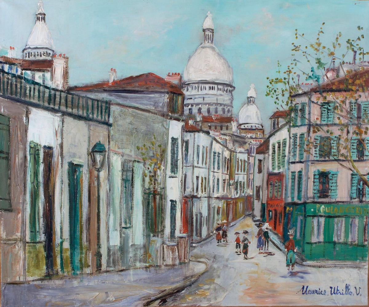 Rue Norvins à Montmartre