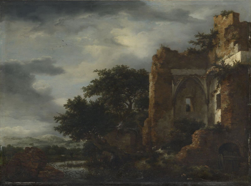 Ruins in a Dune Landscape