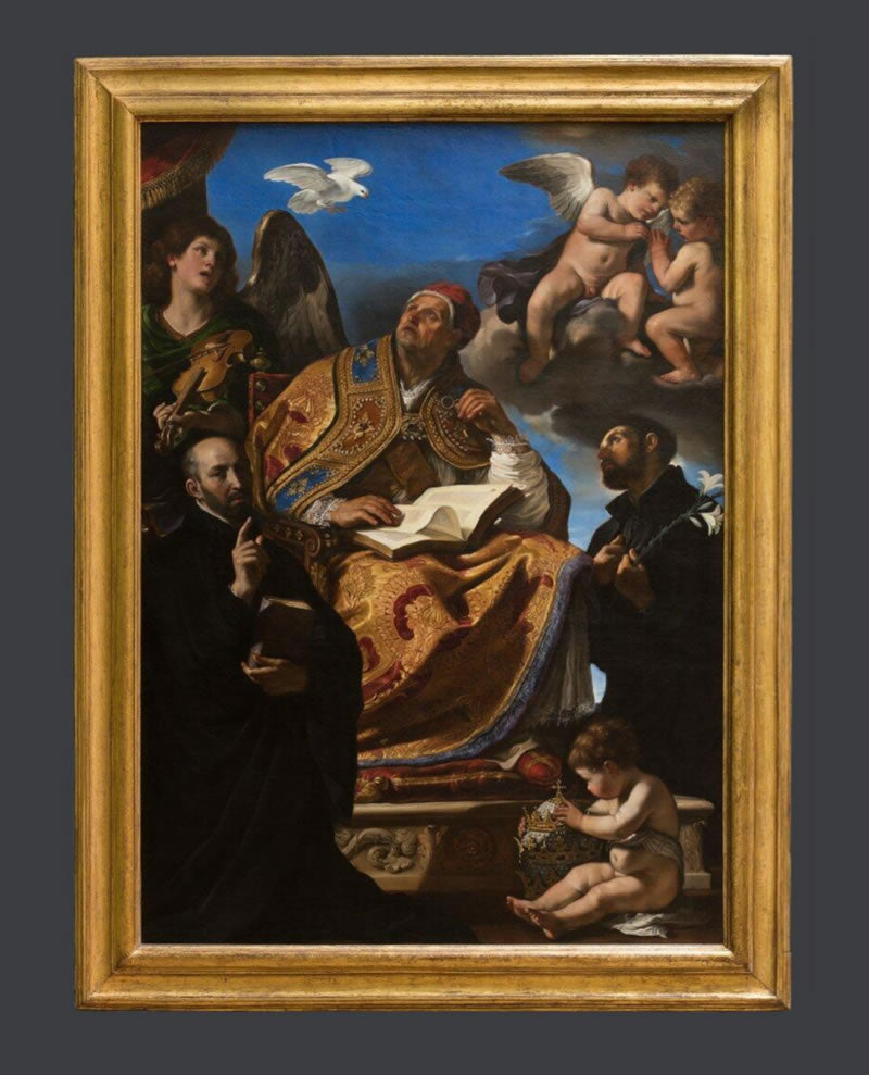 Saint Gregory the Great with Saints Ignatius Loyola and Francis Xavier