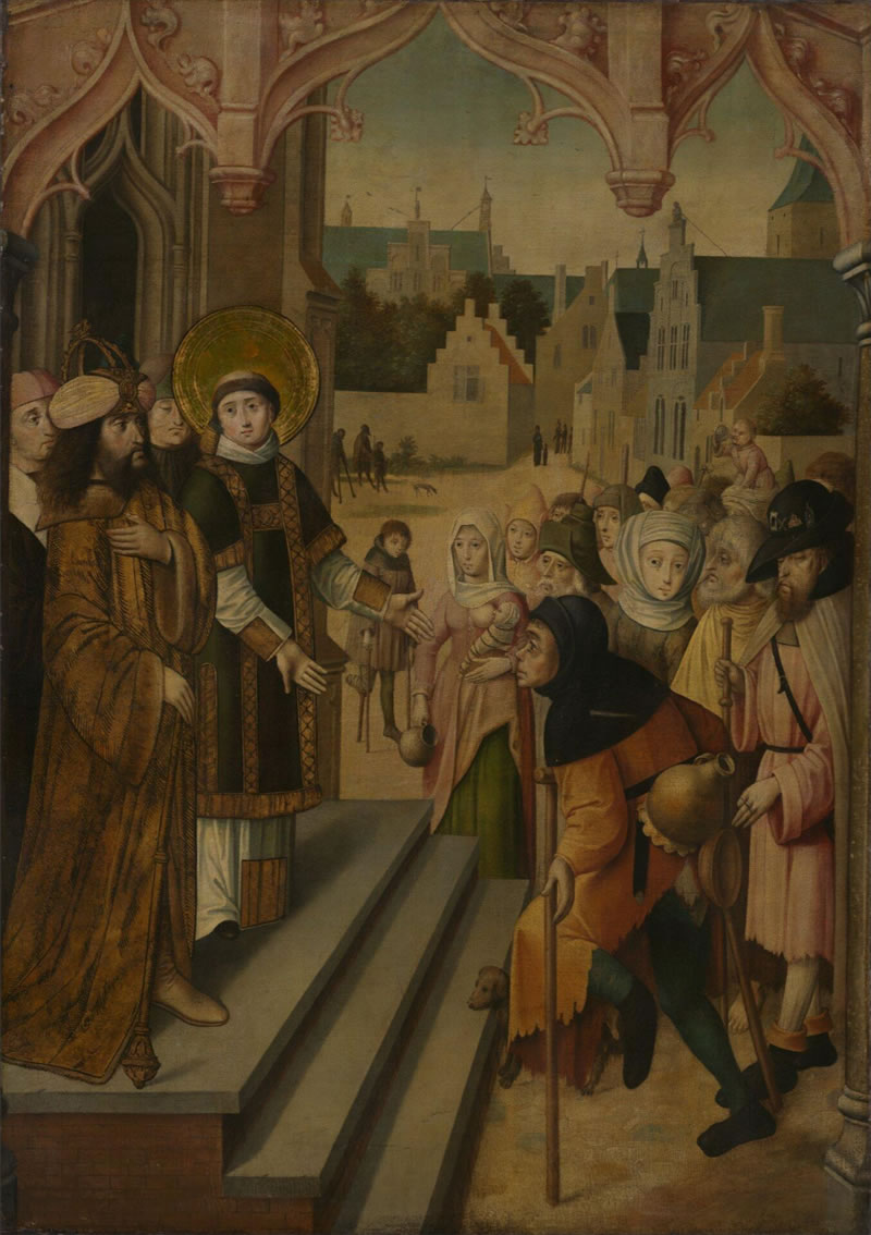 Saint Lawrence Before the Prefect