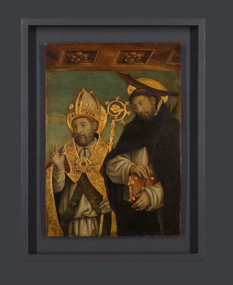 Saint Peter Martyr and a Bishop Saint Saint Evasio