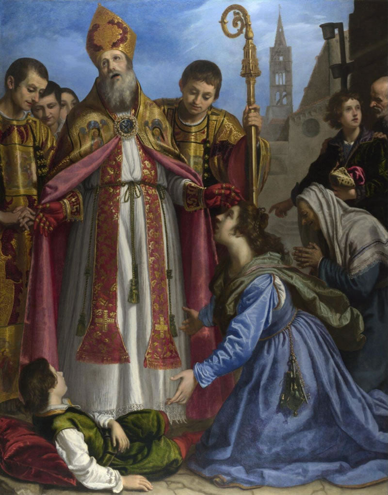 Saint Zenobius revives a Dead Boy