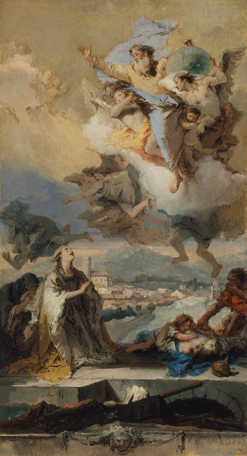 Saint Thecla Praying for the Plague-Stricken