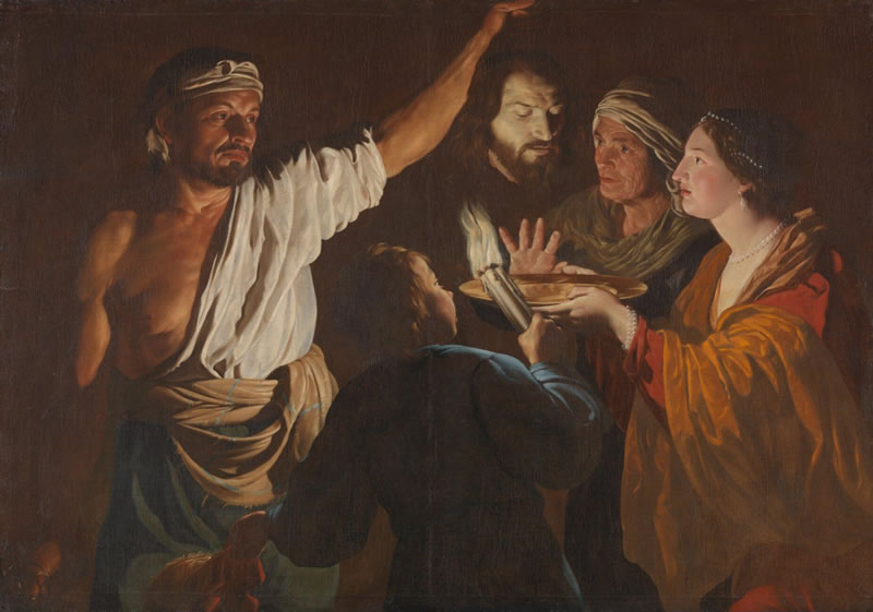 Salome receives the Head of John the Baptist