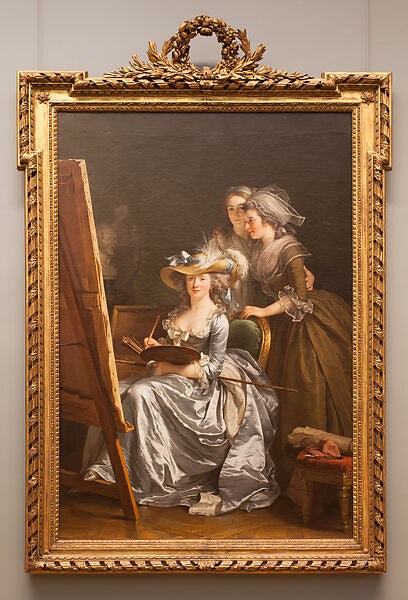 Self-Portrait with Two Pupils, Marie Gabrielle Capet (1761–1818) and Marie Marguerite Carreaux de Rosemond (died 1788)