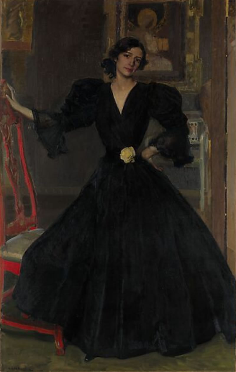 Señora de Sorolla (Clotilde García del Castillo, 1865–1929) in Black