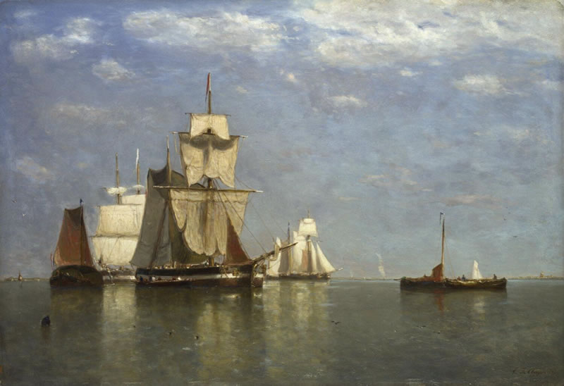 Ships lying off Flushing