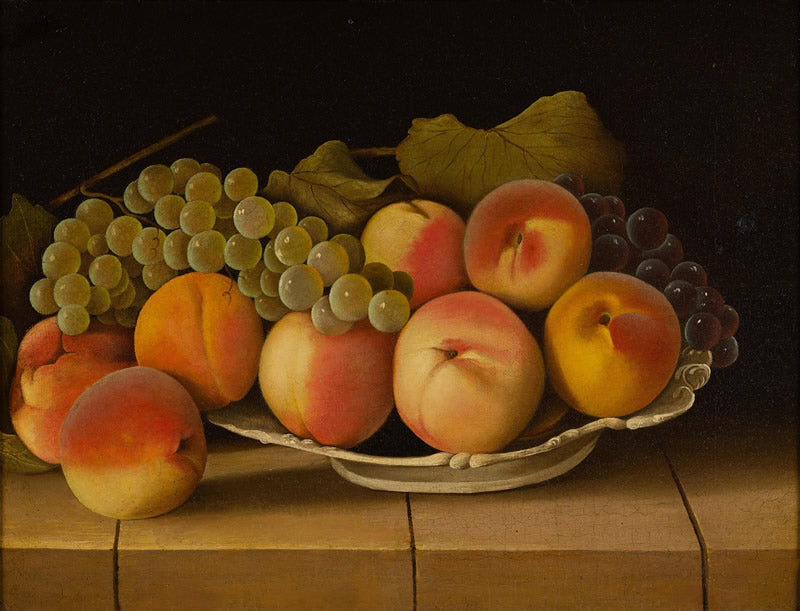 Still Life with Peaches and Grapes