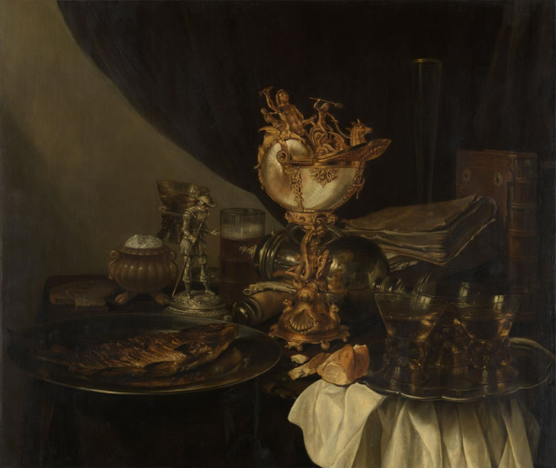 Still Life with a Nautilus Cup