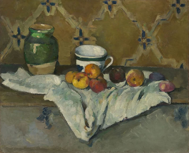 Still Life with Jar, Cup, and Apples