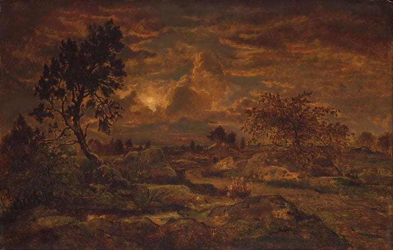 Sunset near Arbonne