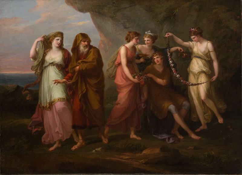 Telemachus and the Nymphs of Calypso