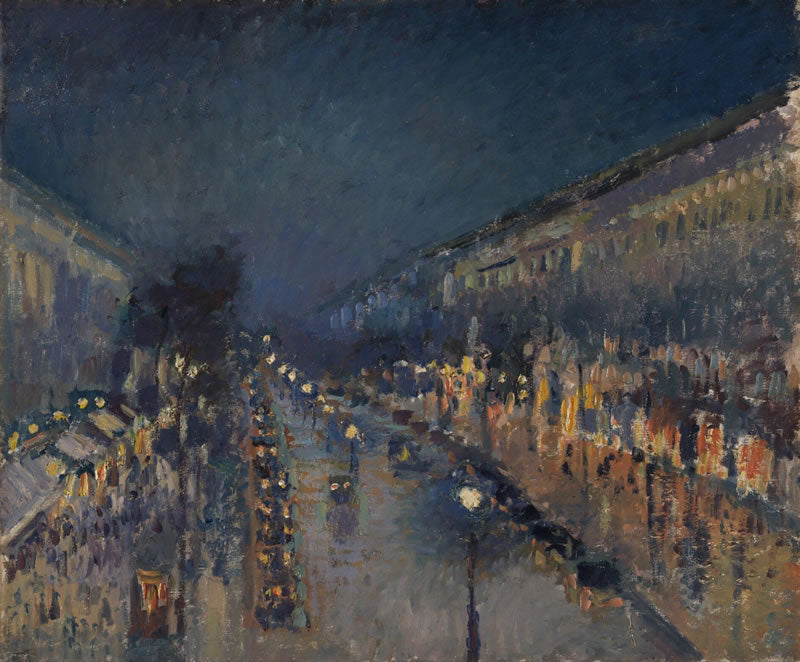 The Boulevard Montmartre at Night