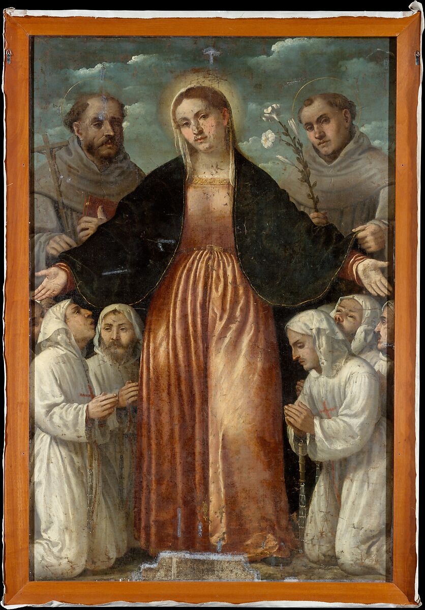 The Flagellation; (reverse) The Madonna of Mercy