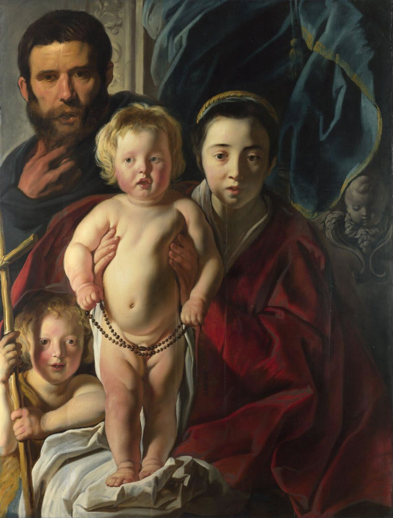 The Holy Family and Saint John the Baptist