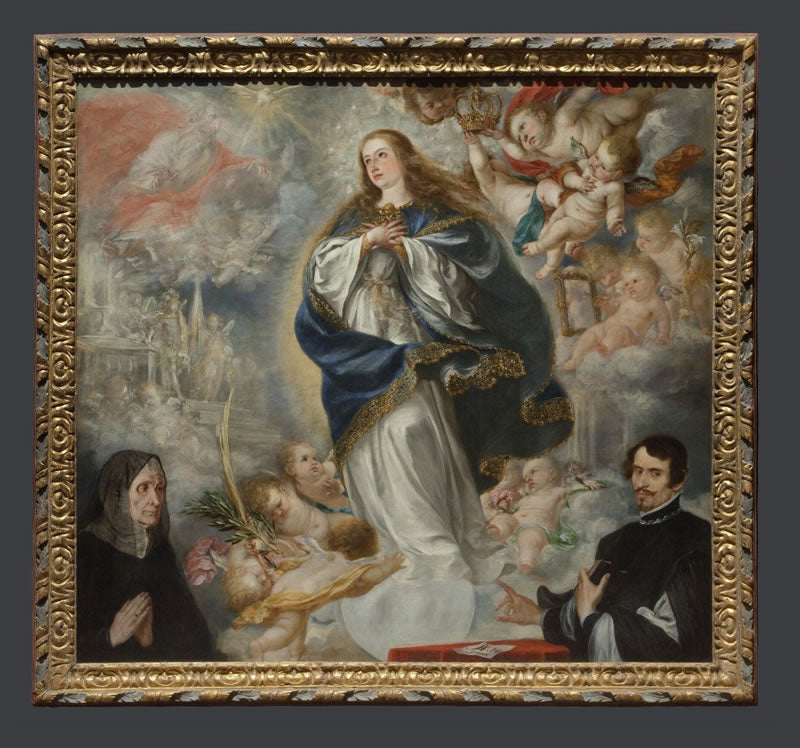 The Immaculate Conception of the Virgin, with Two Donors