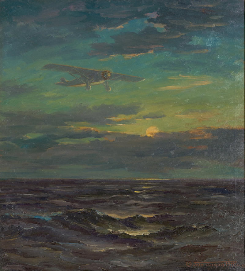 The Lone Eagle and the Waning Moon