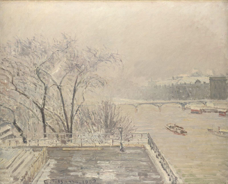 The Louvre under Snow