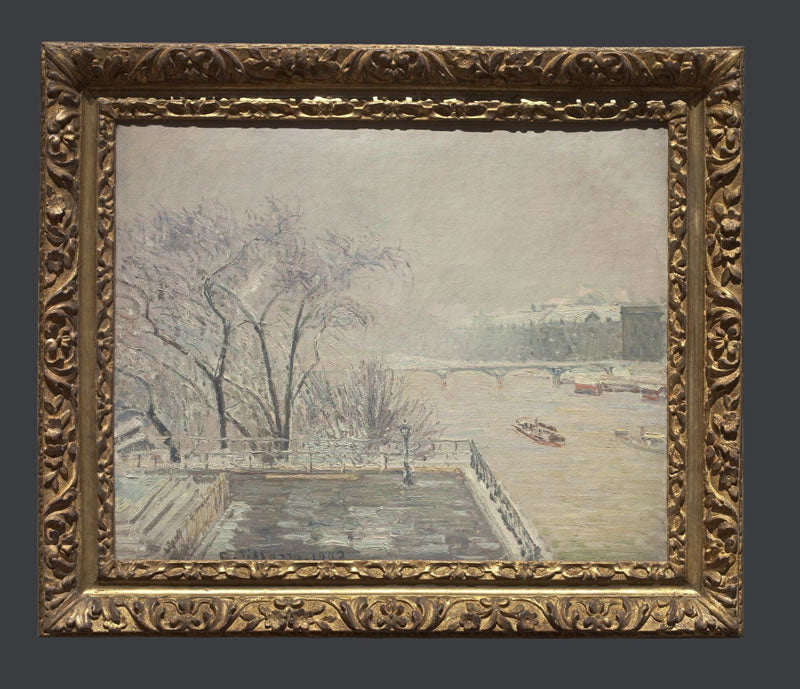 The Louvre under Snow