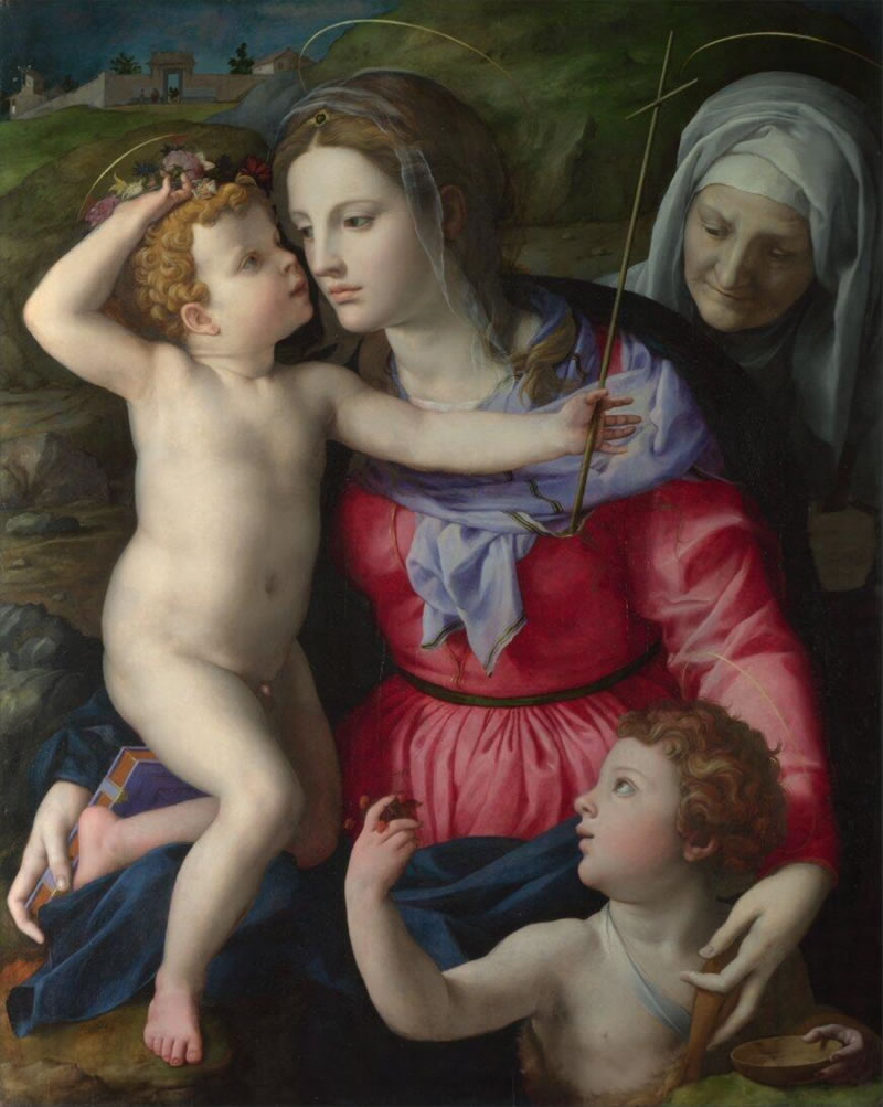The Madonna and Child with Saint John the Baptist and Saint Elizabeth
