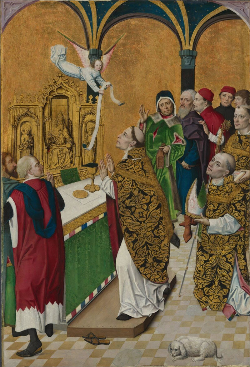 The Mass of Saint Hubert: Right Hand Shutter