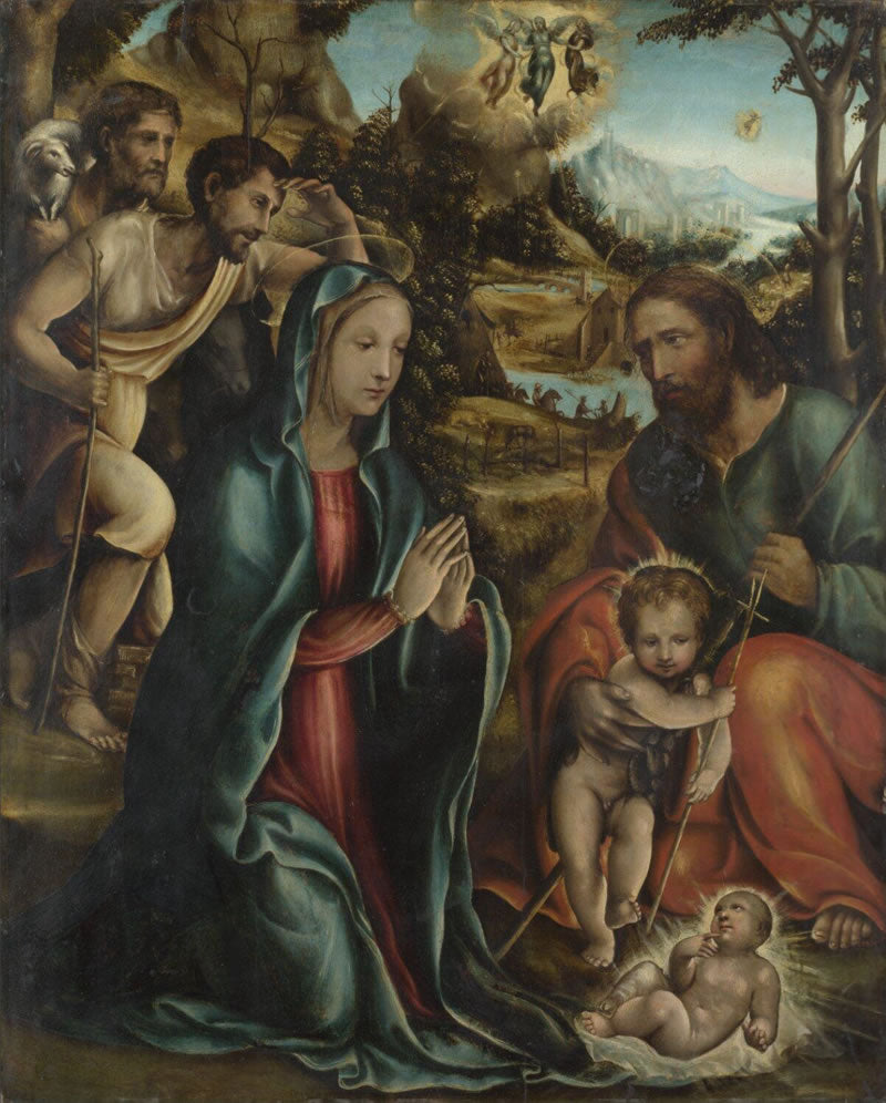 The Nativity with the Infant Baptist and Shepherds